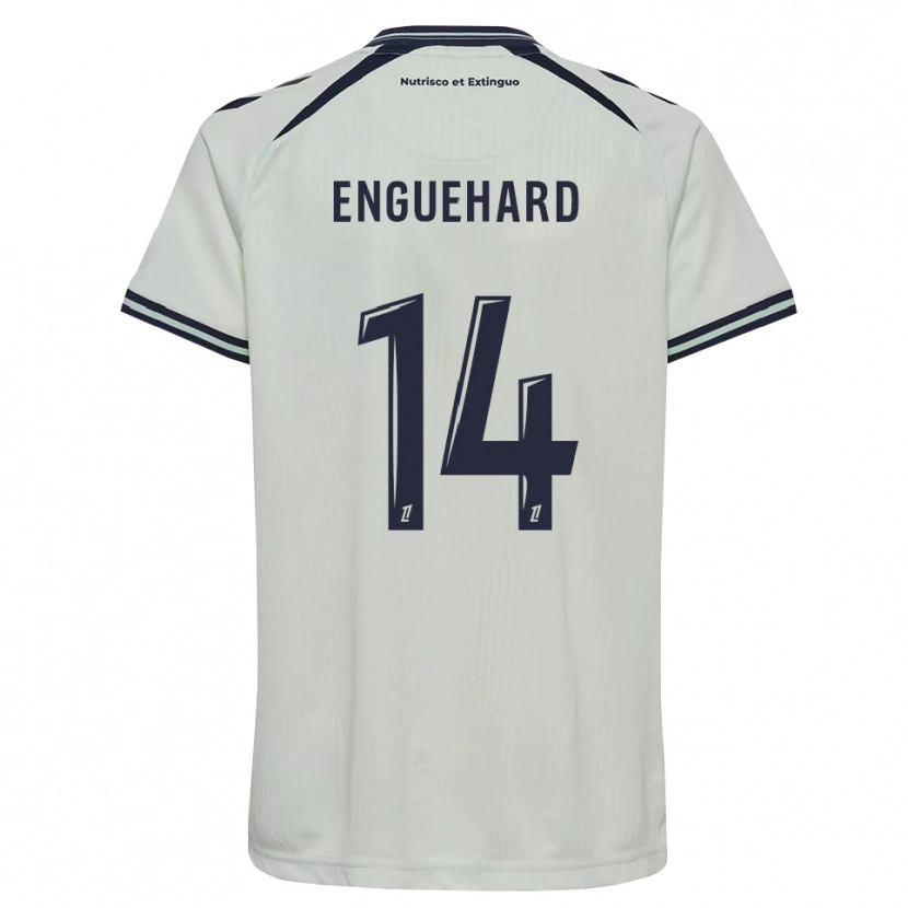 Danxen Bambino Maglia Romane Enguehard #14 Blu Notte Bianco Kit Gara Away 2026/27 Maglietta