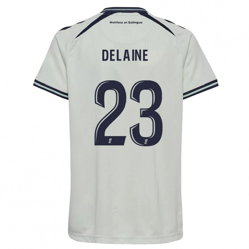 Danxen Bambino Maglia Thomas Delaine #23 Blu Notte Bianco Kit Gara Away 2026/27 Maglietta