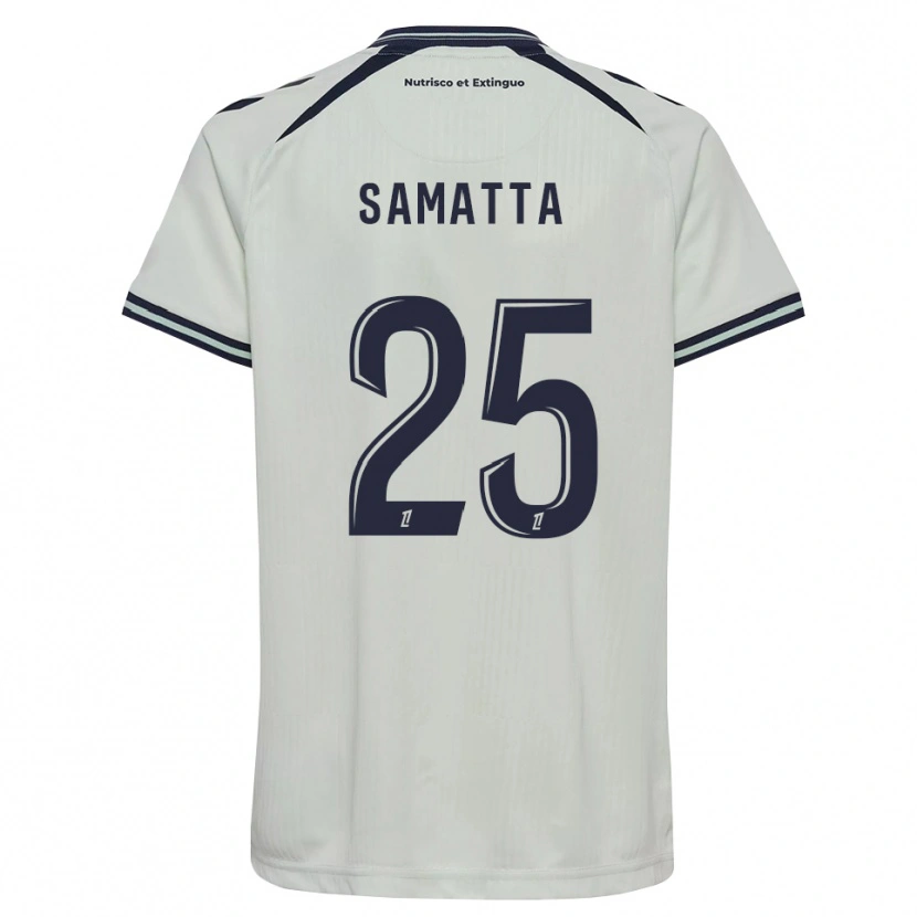 Danxen Bambino Maglia Mbwana Samatta #25 Blu Notte Bianco Kit Gara Away 2026/27 Maglietta