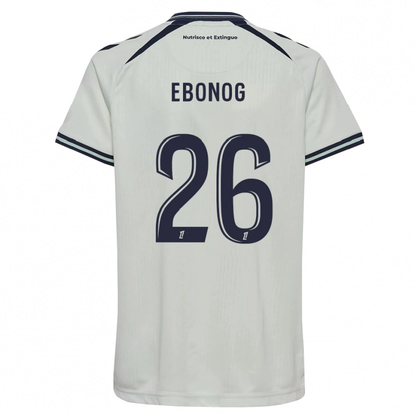 Danxen Bambino Maglia Simon Ebonog #26 Blu Notte Bianco Kit Gara Away 2026/27 Maglietta