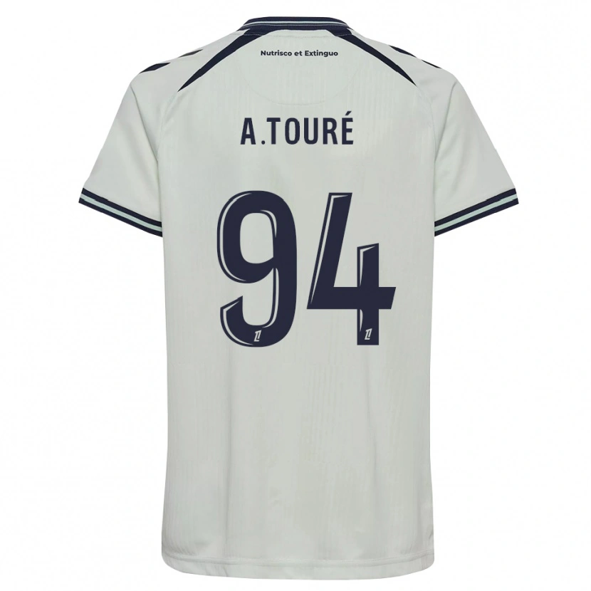 Danxen Bambino Maglia Abdoulaye Touré #94 Blu Notte Bianco Kit Gara Away 2026/27 Maglietta