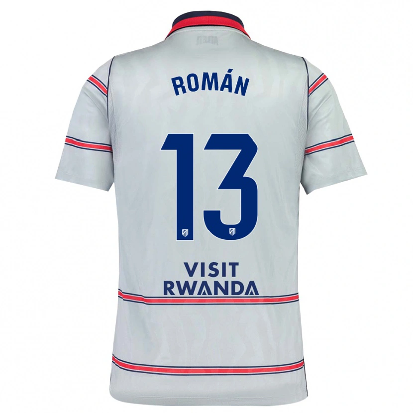 Danxen Bambino Maglia Francis Holgado #13 Grigio Rosso Blu Navy Kit Gara Third 2026/27 Maglietta