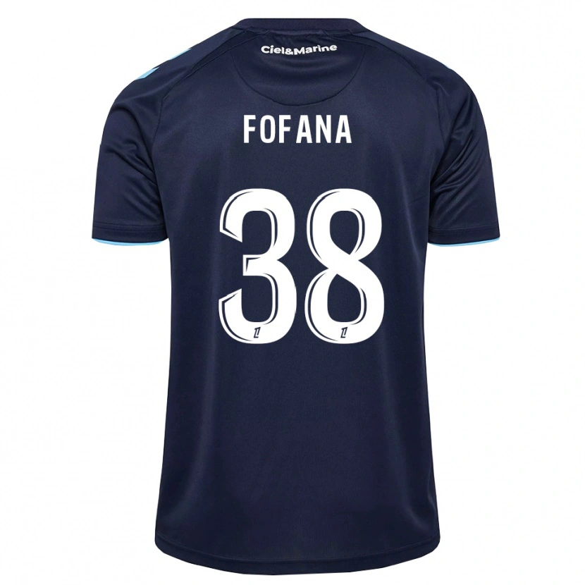 Danxen Bambino Maglia Rayan Fofana #38 Blu Fiordaliso Blu Notte Kit Gara Home 2026/27 Maglietta
