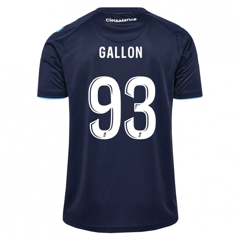Danxen Bambino Maglia Gauthier Gallon #93 Blu Fiordaliso Blu Notte Kit Gara Home 2026/27 Maglietta