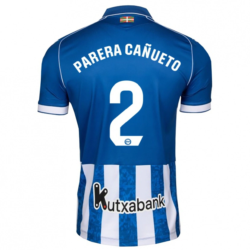 Danxen Uomo Maglia Laia Parera Cañueto #2 Blu Bianco Nero Kit Gara Home 2026/27 Maglietta