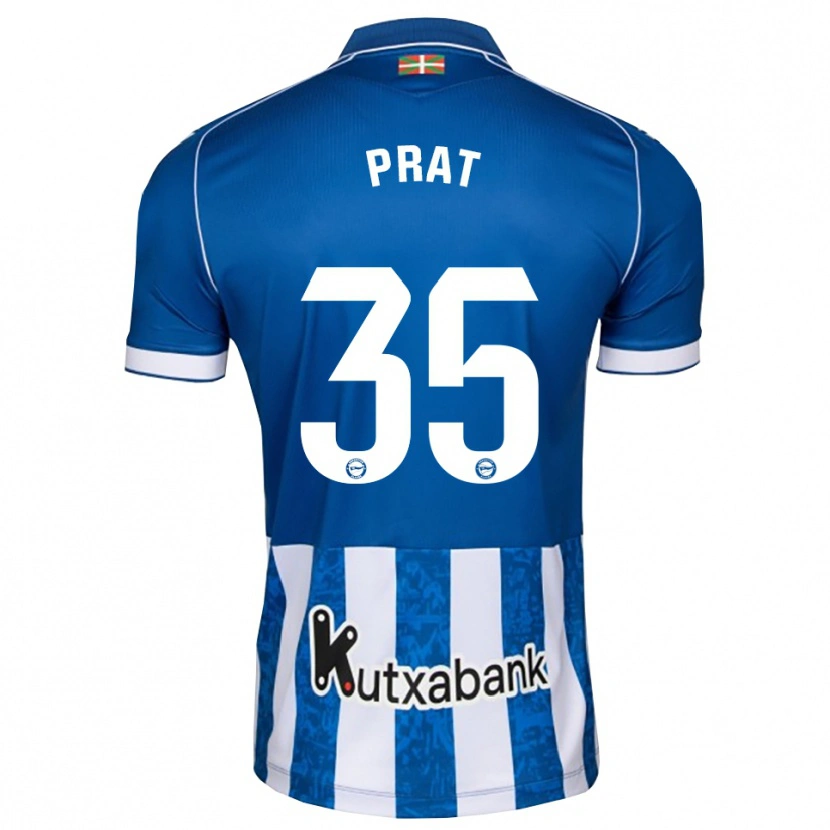 Danxen Uomo Maglia Jaric Prat #35 Blu Bianco Nero Kit Gara Home 2026/27 Maglietta
