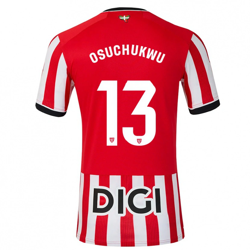 Danxen Uomo Maglia Darlington Osuchukwu #13 Rosso Nero Bianco Kit Gara Home 2026/27 Maglietta