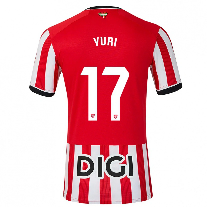 Danxen Uomo Maglia Yuri Berchiche #17 Rosso Nero Bianco Kit Gara Home 2026/27 Maglietta