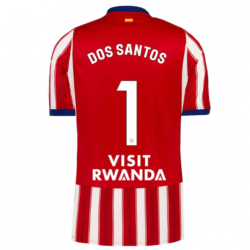 Danxen Uomo Maglia Alex Dos Santos #1 Blu Reale Rosso Bianco Kit Gara Home 2026/27 Maglietta