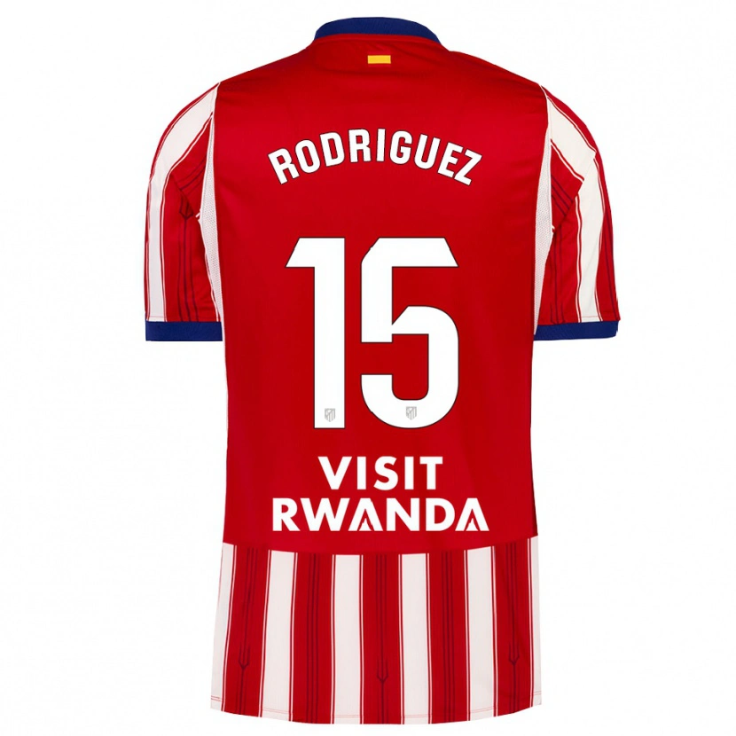 Danxen Uomo Maglia Cinta Rodríguez #15 Blu Reale Rosso Bianco Kit Gara Home 2026/27 Maglietta