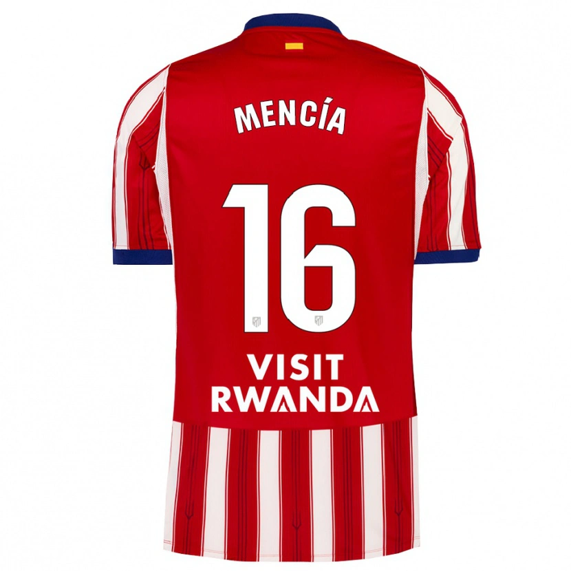 Danxen Uomo Maglia Ian Mencía #16 Blu Reale Rosso Bianco Kit Gara Home 2026/27 Maglietta