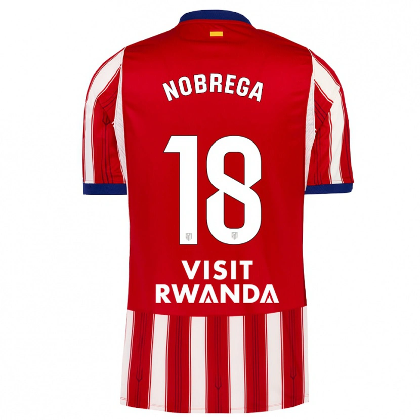 Danxen Uomo Maglia Abraham Nobrega #18 Blu Reale Rosso Bianco Kit Gara Home 2026/27 Maglietta
