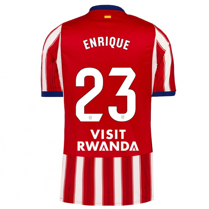 Danxen Uomo Maglia Gustavo Enrique #23 Blu Reale Rosso Bianco Kit Gara Home 2026/27 Maglietta