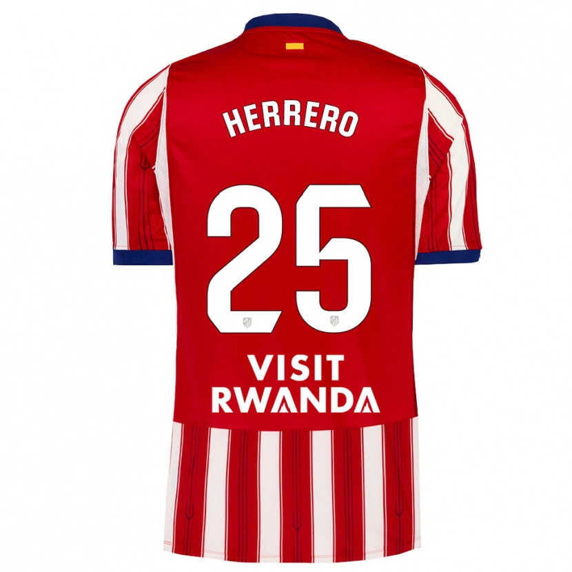 Danxen Uomo Maglia Alex Herrero #25 Blu Reale Rosso Bianco Kit Gara Home 2026/27 Maglietta