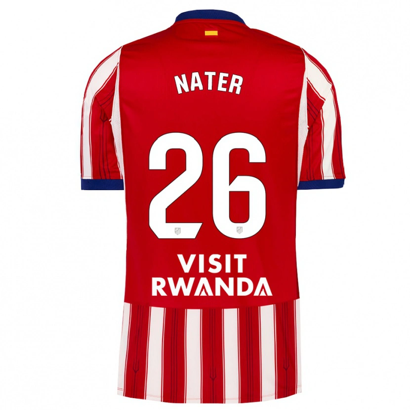 Danxen Uomo Maglia Silvano Nater #26 Blu Reale Rosso Bianco Kit Gara Home 2026/27 Maglietta