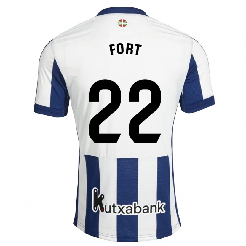 Danxen Uomo Maglia Héctor Fort #22 Navy Bianco Goldenrod Kit Gara Home 2026/27 Maglietta