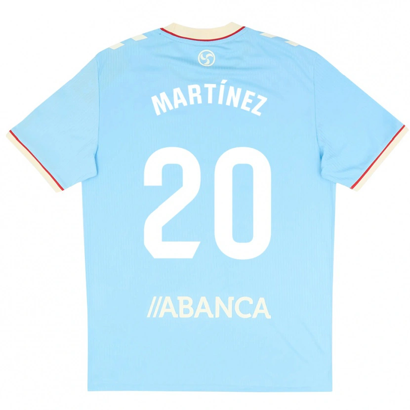 Danxen Uomo Maglia Lara Martínez #20 Azzurro Bianco Rosso Kit Gara Home 2026/27 Maglietta
