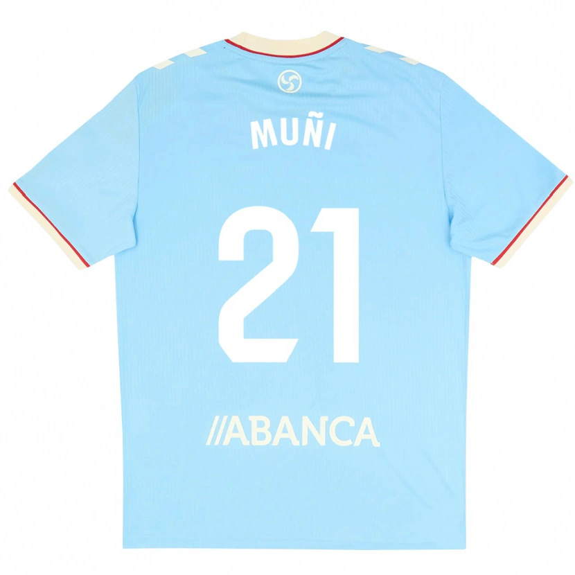 Danxen Uomo Maglia Sara Álvarez Muñi #21 Azzurro Bianco Rosso Kit Gara Home 2026/27 Maglietta