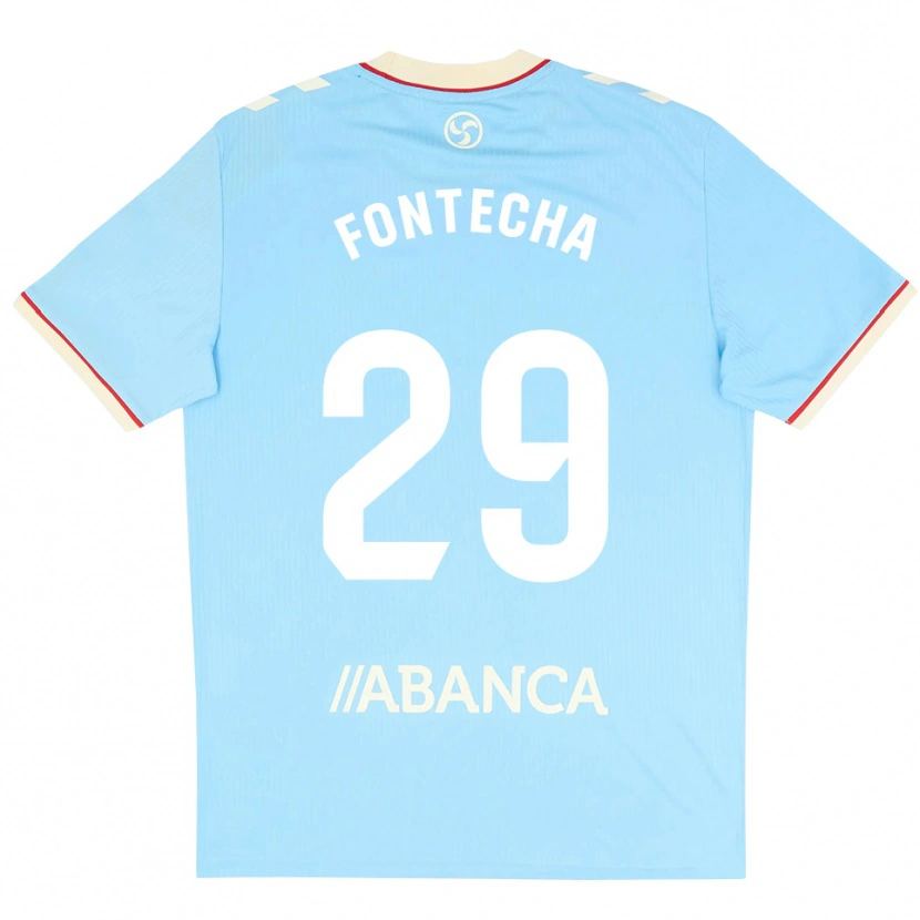 Danxen Uomo Maglia Celia Fontecha #29 Azzurro Bianco Rosso Kit Gara Home 2026/27 Maglietta