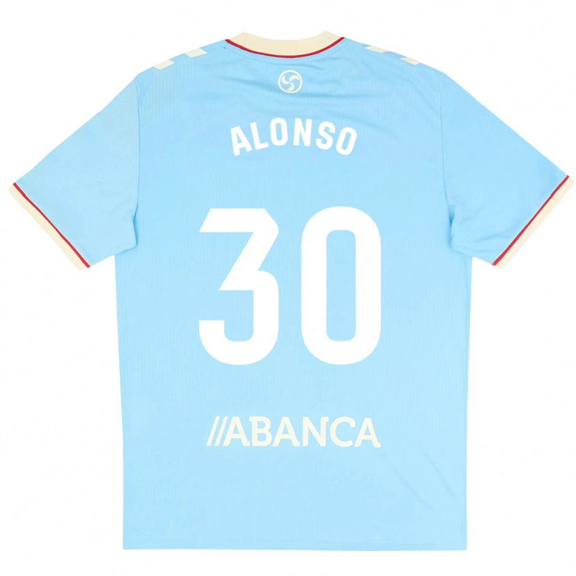 Danxen Uomo Maglia Adriana Alonso #30 Azzurro Bianco Rosso Kit Gara Home 2026/27 Maglietta