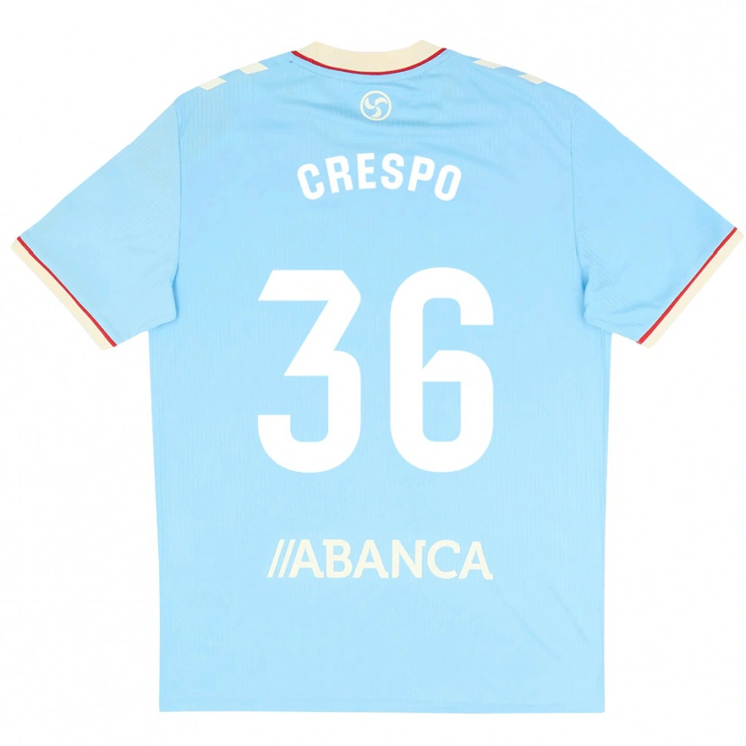 Danxen Uomo Maglia Yoel Crespo #36 Azzurro Bianco Rosso Kit Gara Home 2026/27 Maglietta