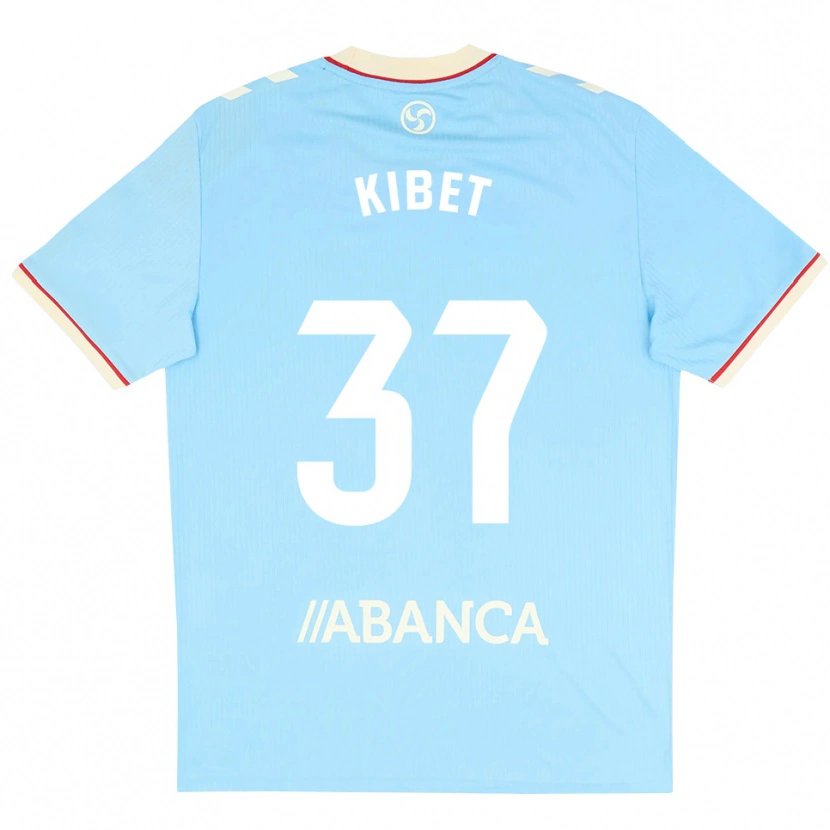 Danxen Uomo Maglia Aldrine Kibet #37 Azzurro Bianco Rosso Kit Gara Home 2026/27 Maglietta