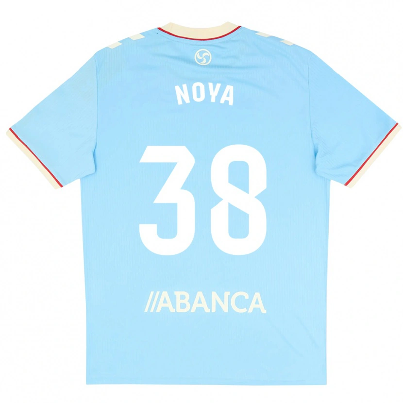 Danxen Uomo Maglia Dani Noya #38 Azzurro Bianco Rosso Kit Gara Home 2026/27 Maglietta