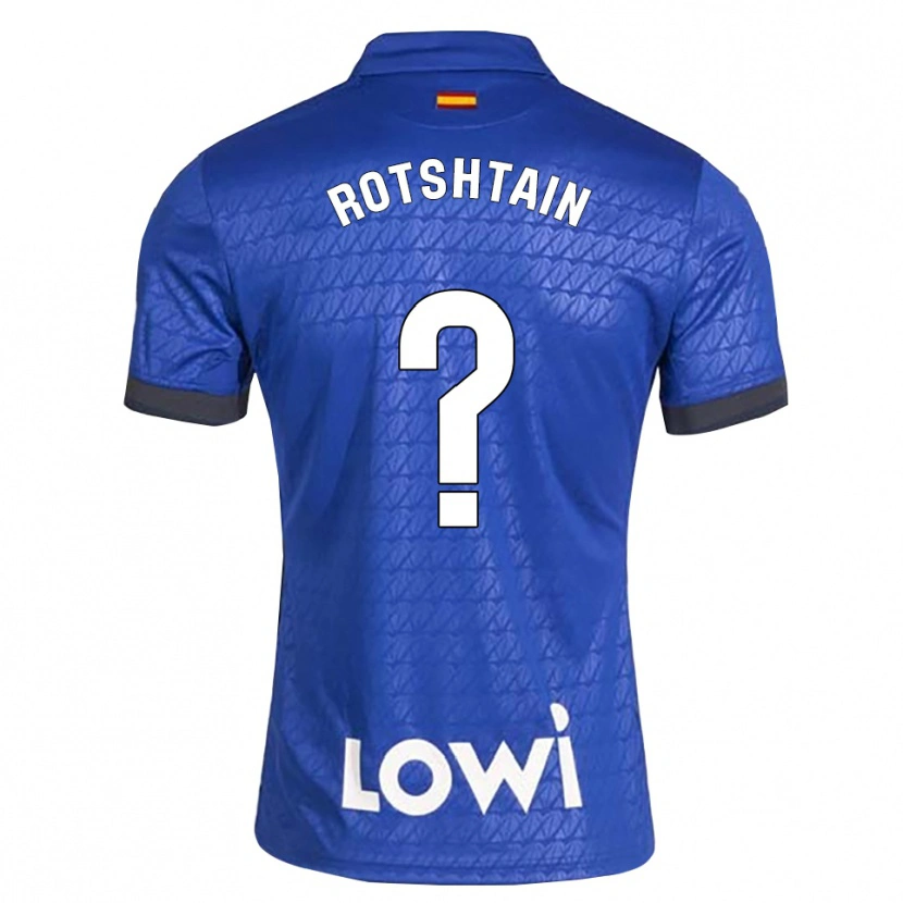 Danxen Uomo Maglia Itay Rotshtain #0 Blu Bianco Nero Kit Gara Home 2026/27 Maglietta