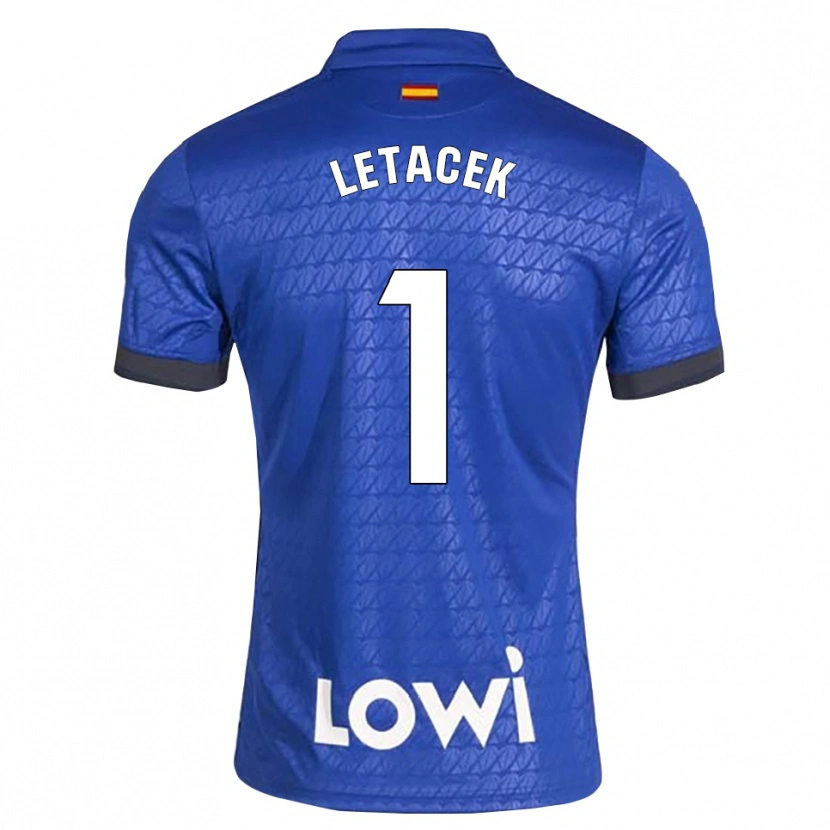 Danxen Uomo Maglia Jiri Letacek #1 Blu Bianco Nero Kit Gara Home 2026/27 Maglietta