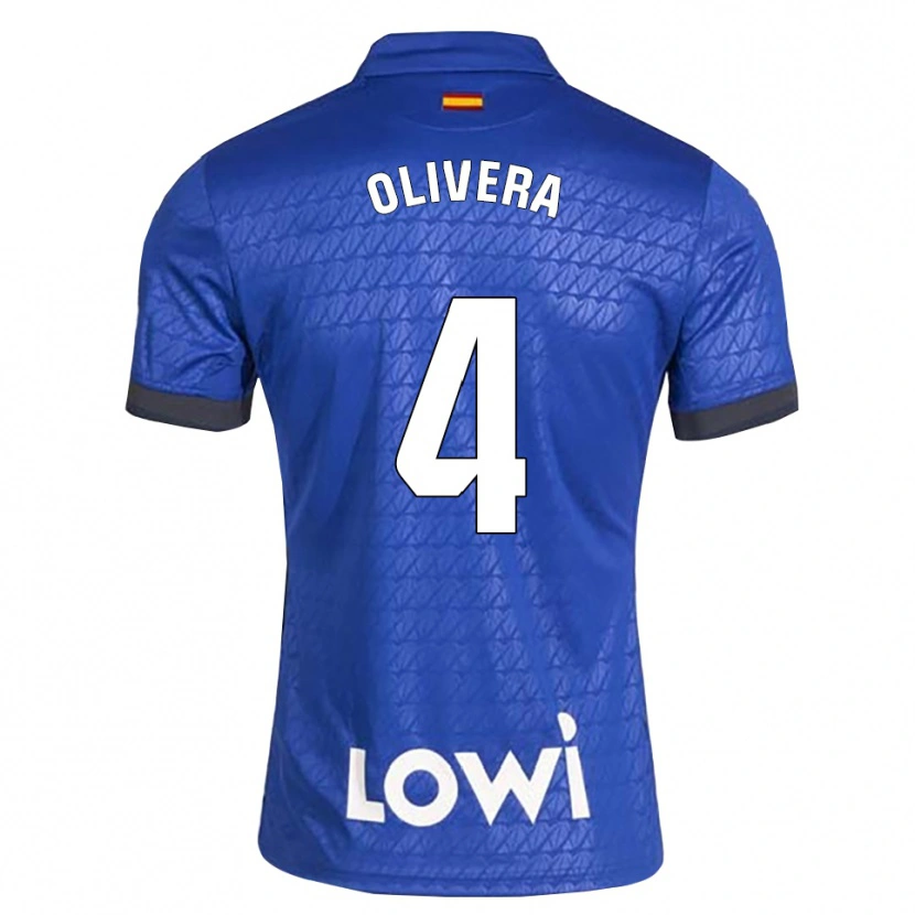 Danxen Uomo Maglia Ian Olivera #4 Blu Bianco Nero Kit Gara Home 2026/27 Maglietta