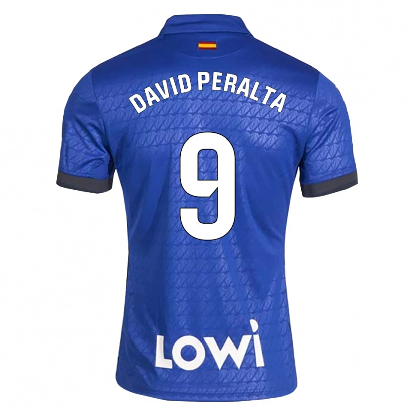 Danxen Uomo Maglia Juan David Peralta #9 Blu Bianco Nero Kit Gara Home 2026/27 Maglietta