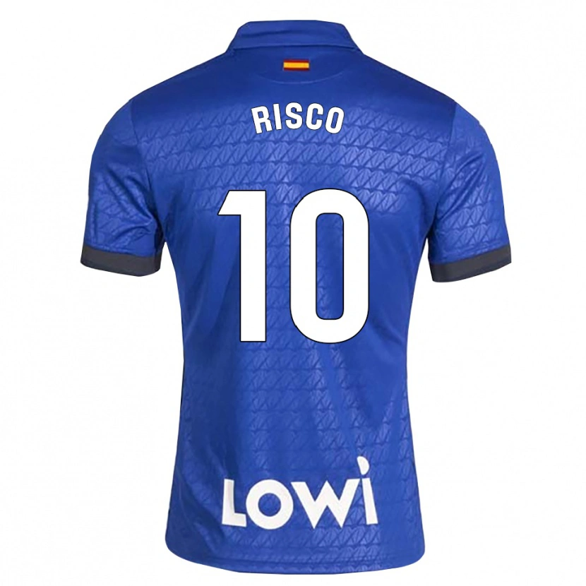 Danxen Uomo Maglia Alberto Risco #10 Blu Bianco Nero Kit Gara Home 2026/27 Maglietta