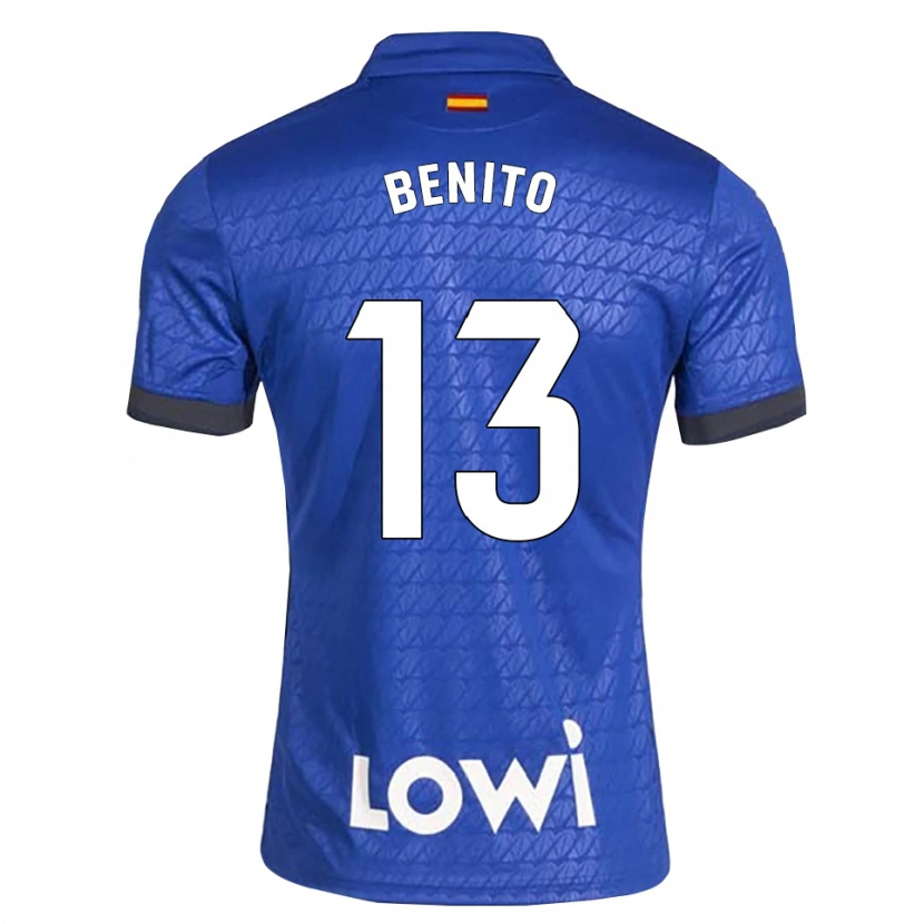 Danxen Uomo Maglia Jorge Benito #13 Blu Bianco Nero Kit Gara Home 2026/27 Maglietta