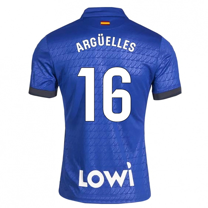 Danxen Uomo Maglia David Argüelles #16 Blu Bianco Nero Kit Gara Home 2026/27 Maglietta