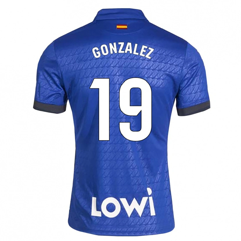 Danxen Uomo Maglia Peter Gonzalez #19 Blu Bianco Nero Kit Gara Home 2026/27 Maglietta