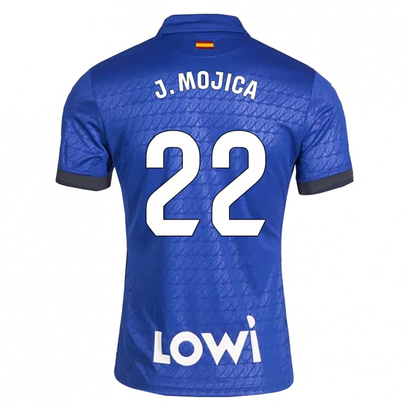 Danxen Uomo Maglia Johan Mojica #22 Blu Bianco Nero Kit Gara Home 2026/27 Maglietta