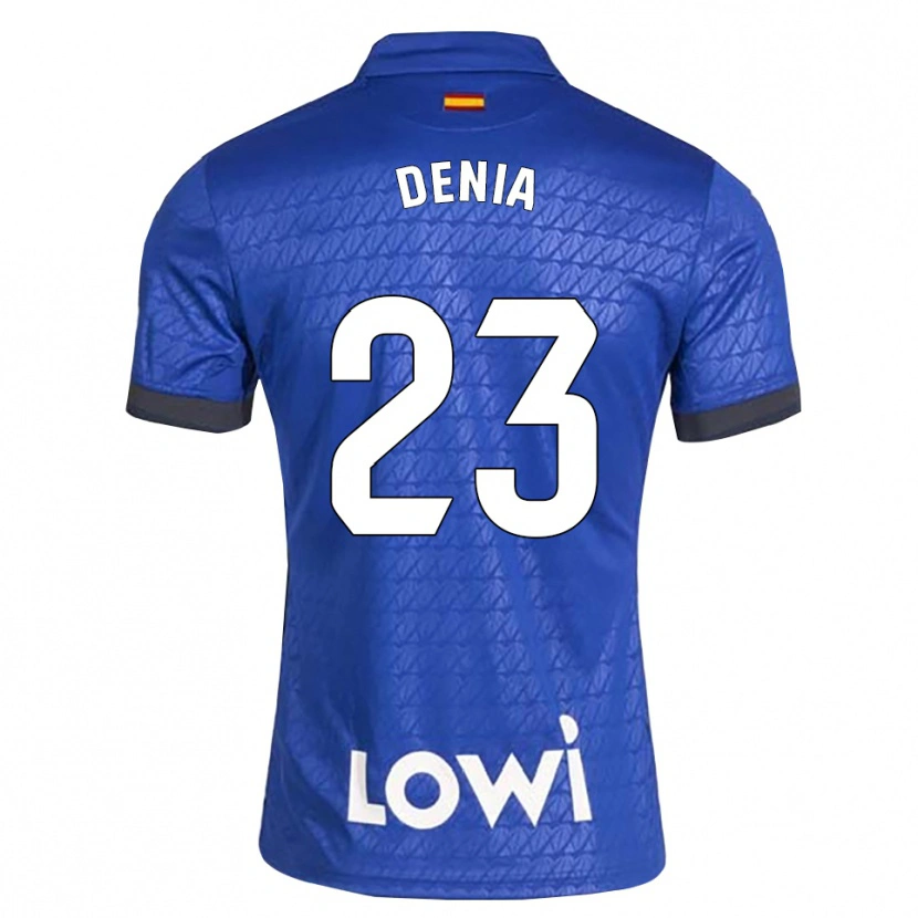 Danxen Uomo Maglia Marcos Denia #23 Blu Bianco Nero Kit Gara Home 2026/27 Maglietta