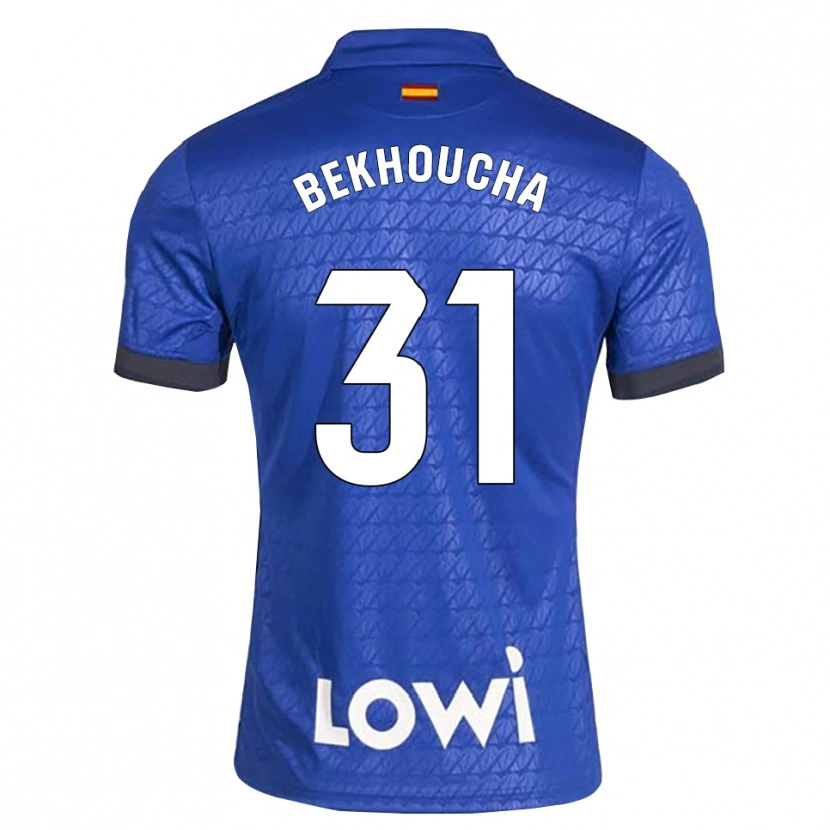 Danxen Uomo Maglia Ismael Bekhoucha #31 Blu Bianco Nero Kit Gara Home 2026/27 Maglietta