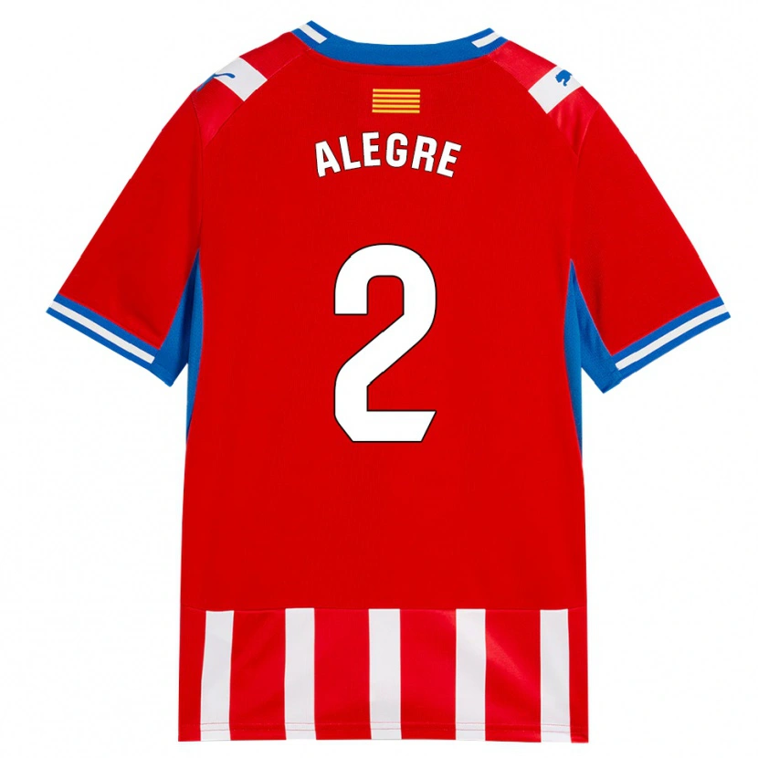 Danxen Uomo Maglia Marc Alegre #2 Rosso Bianco Azzurro Kit Gara Home 2026/27 Maglietta