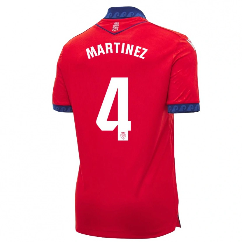 Danxen Uomo Maglia Vera Martínez Viota #4 Rosso Navy Bianco Kit Gara Home 2026/27 Maglietta