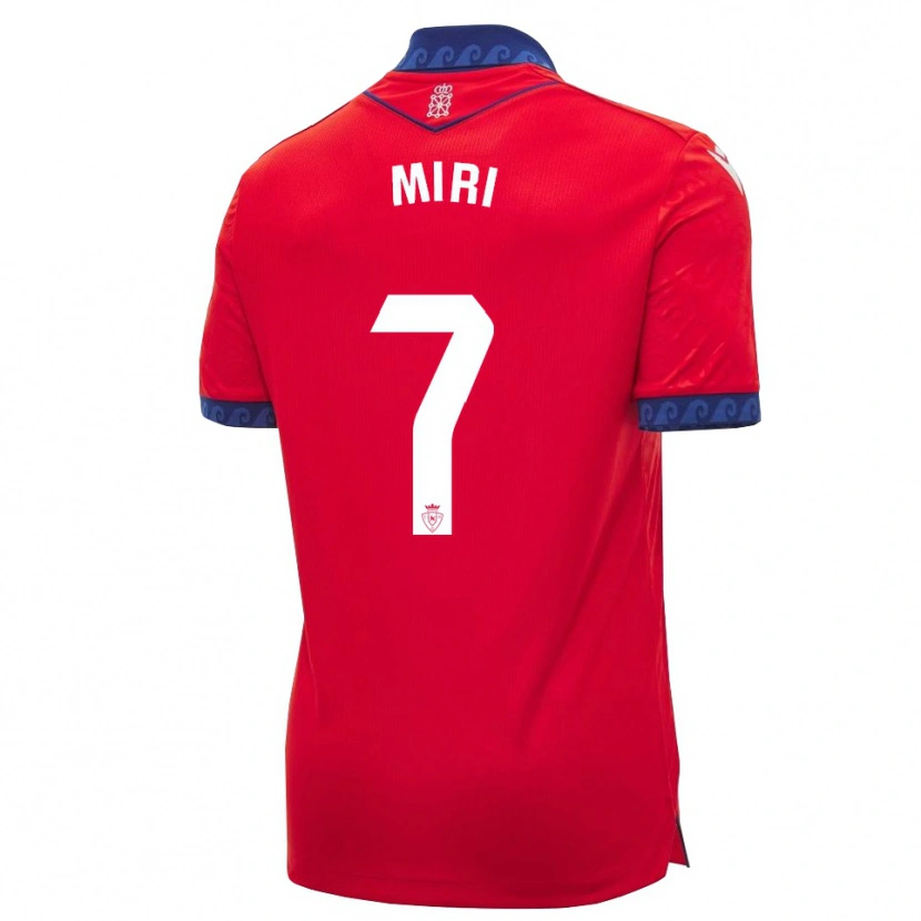 Danxen Uomo Maglia Miriam Rivas Pinto #7 Rosso Navy Bianco Kit Gara Home 2026/27 Maglietta