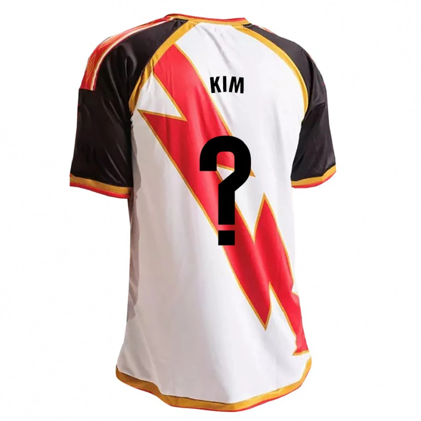 Danxen Uomo Maglia Nathaniel Kim #0 Nero Rosso Bianco Oro Kit Gara Home 2026/27 Maglietta