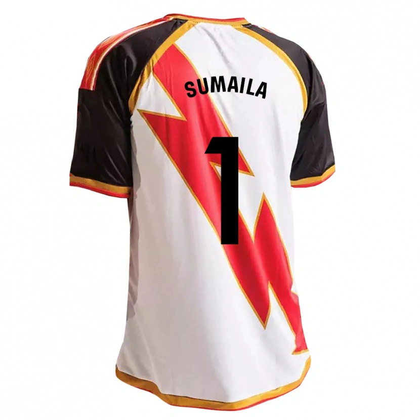 Danxen Uomo Maglia Sherifatu Sumaila #1 Nero Rosso Bianco Oro Kit Gara Home 2026/27 Maglietta