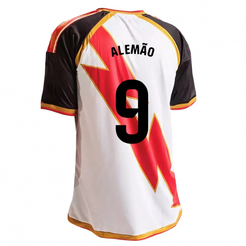 Danxen Uomo Maglia Alemão #9 Nero Rosso Bianco Oro Kit Gara Home 2026/27 Maglietta