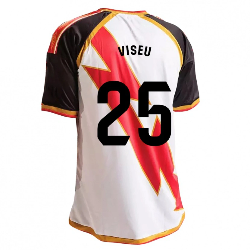 Danxen Uomo Maglia Duarte Viseu #25 Nero Rosso Bianco Oro Kit Gara Home 2026/27 Maglietta