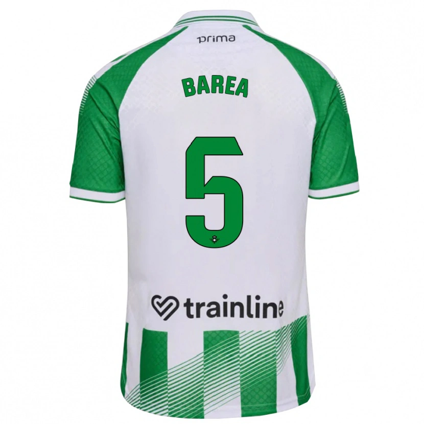 Danxen Uomo Maglia Ismael Barea #5 Verde Chiaro Nero Bianco Kit Gara Home 2026/27 Maglietta