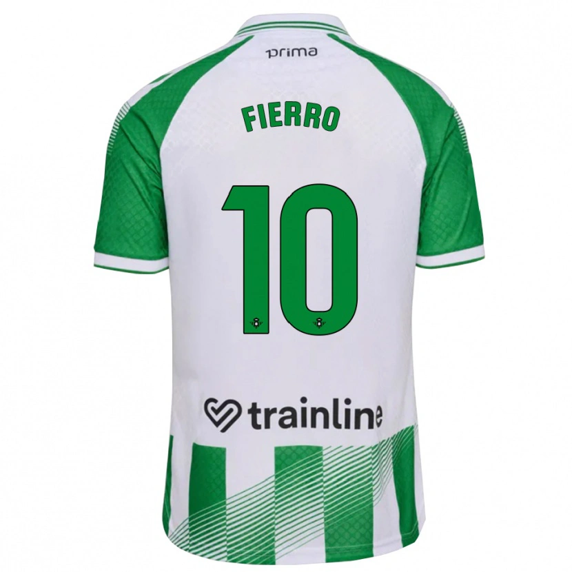 Danxen Uomo Maglia Enzo Fierro #10 Verde Chiaro Nero Bianco Kit Gara Home 2026/27 Maglietta