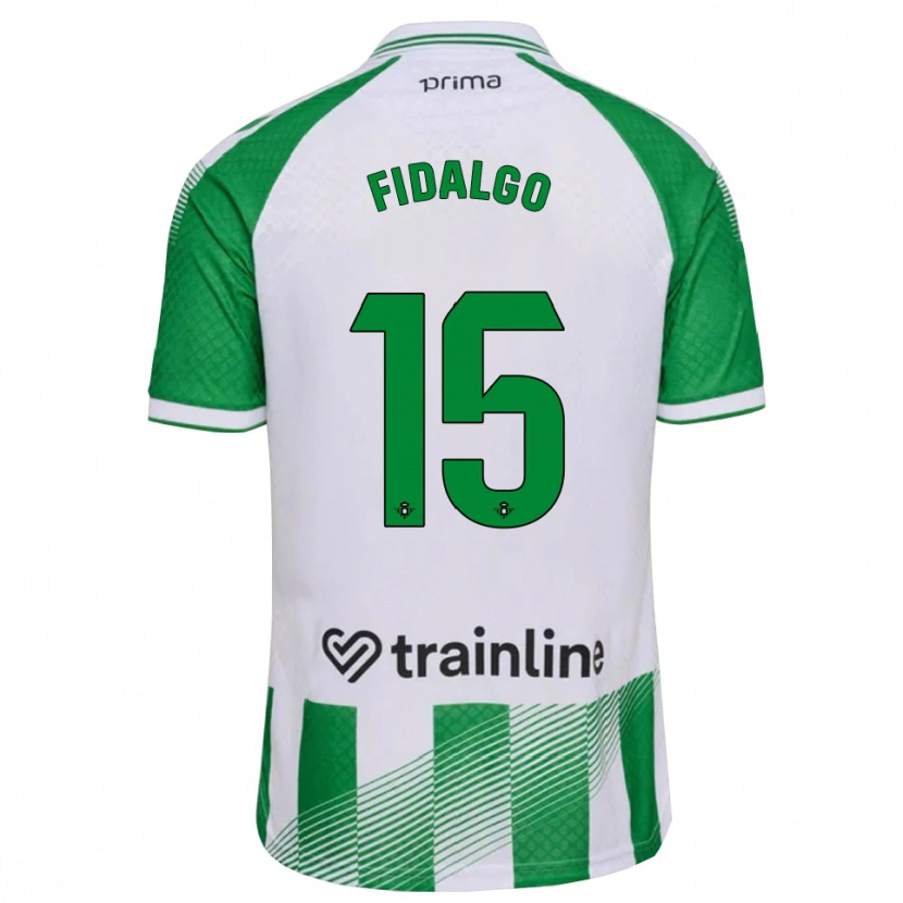 Danxen Uomo Maglia Álvaro Fidalgo #15 Verde Chiaro Nero Bianco Kit Gara Home 2026/27 Maglietta