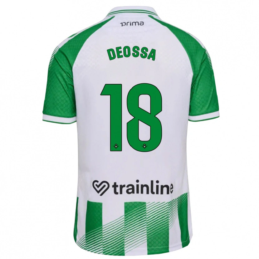 Danxen Uomo Maglia Nelson Deossa #18 Verde Chiaro Nero Bianco Kit Gara Home 2026/27 Maglietta