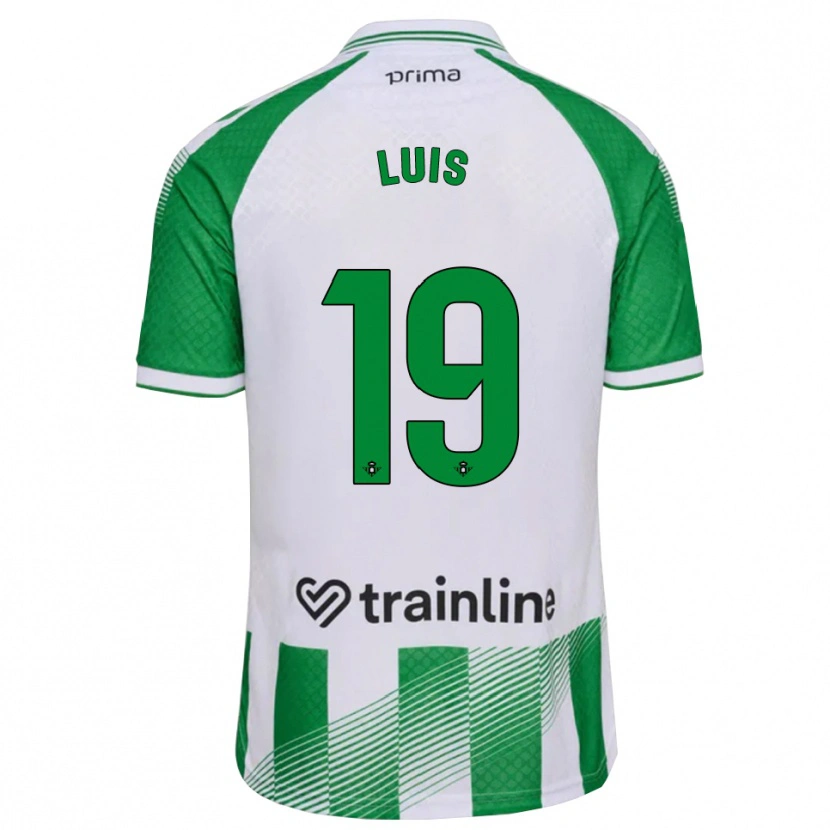 Danxen Uomo Maglia Jorge Luis #19 Verde Chiaro Nero Bianco Kit Gara Home 2026/27 Maglietta